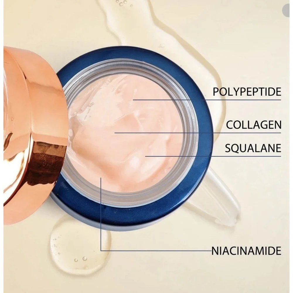 Qingling Polypeptide Anti-Wrinkle Facial Cream Squalane Collagen Niacinamide 50g